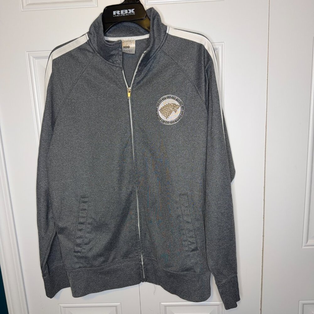 Game Of Thrones House Stark Grey Zip Up Jacket
